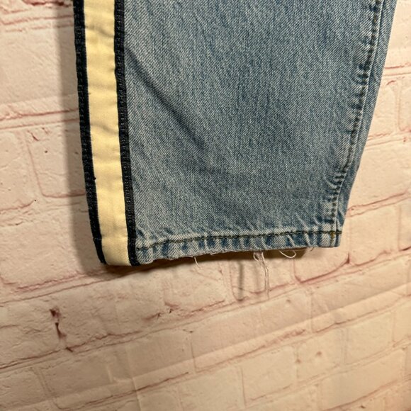 ABERCROMBIE & FITCH RACING STRIPED LANGDON SLIM 31W 30L - Picture 4 of 16